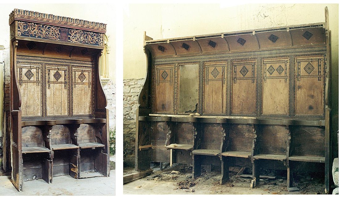 Chorgestühl von 1537, Vorzustand